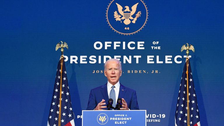 President-elect Joe Biden. (Photo: Angela Weiss/Getty Images)