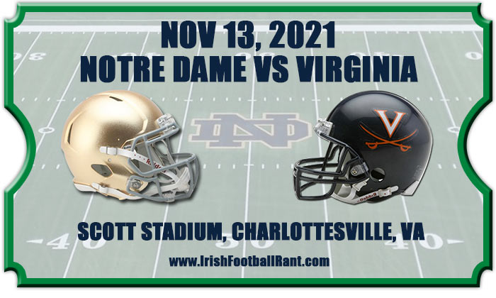 Notre Dame must win against very tough UVA team in Charlottesville