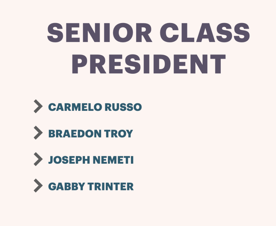 Senior Class President Candidates Seek Office