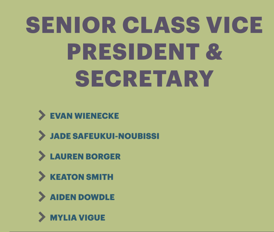 Senior Vice President and Secretary Candidates