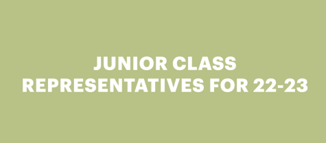 Junior Class Representative Candidates for 2022-23