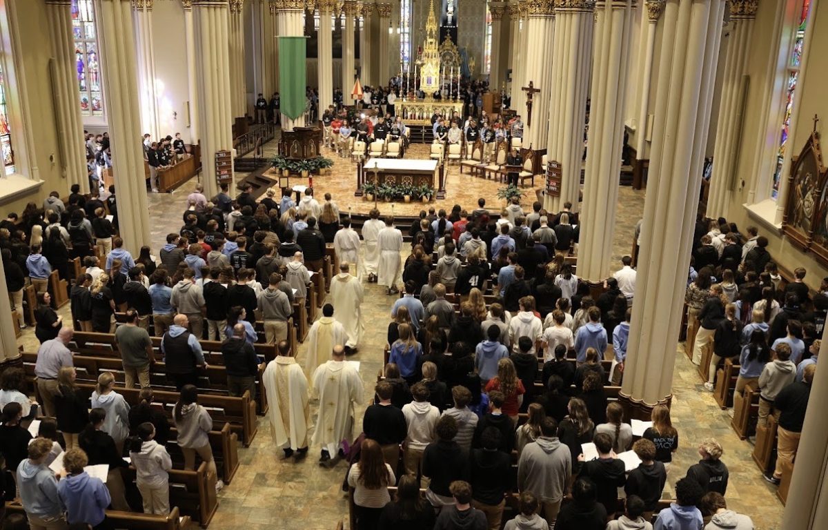 Mass at Notre Dame's Basilica of the Sacred Heart